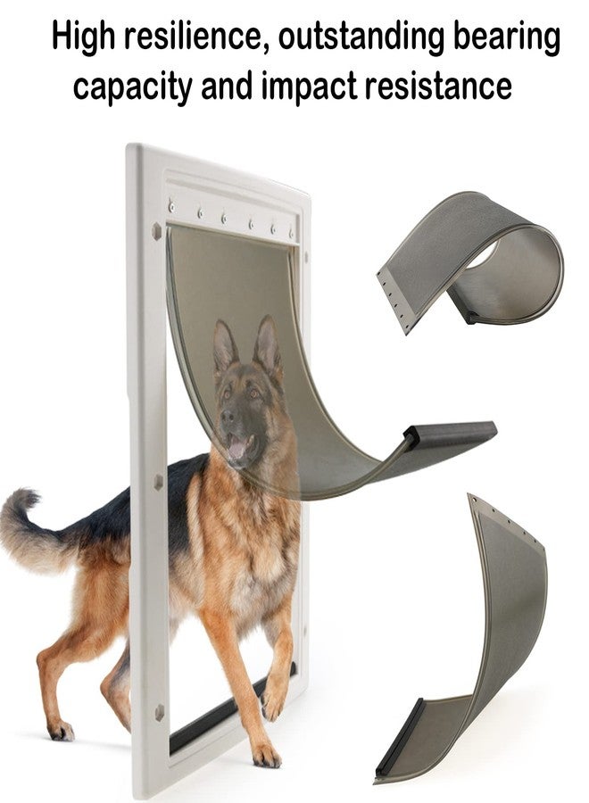 Wordcam X-Large Dog Door Replacement Flap Compatible with PetSafe Freedom 6 Holes Pet Door PAC11-11040 - Measures 13 5/8" x 24 3/16", Doggy Door Flap Made of Wear, Flexible, Weather Resistant TPU Material - Image 4